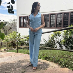 Conjunto Letícia (Azul Bebê) - comprar online