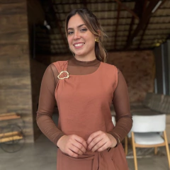 Conjunto Janine (Marrom) na internet