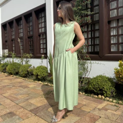 Vestido Lívia (Pistache) - Eclipsemodas.com