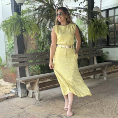 Conjunto Fernanda (Bordado/Amarelo) na internet