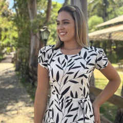 Vestido longo Esther (Est. Preto) - Eclipsemodas.com