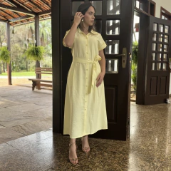 Vestido Lidiane (Amarelo) - comprar online