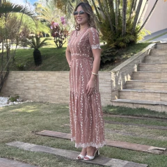 Vestido Julieta (Bordado) - loja online