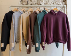 #4012 Maxibuzo friza con etiqueta femme y bolsillo lateral "Tavira" - Bluming