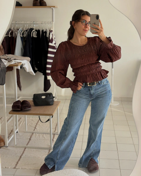 Jean wide leg Texas