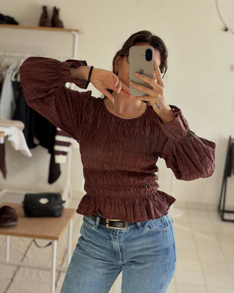 Blusa Merlín - Chocolate