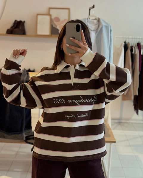 Buzo polo Copenhage - chocolate