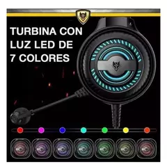 Auriculares Gamer Q9 Pro Con Luz LED - comprar online