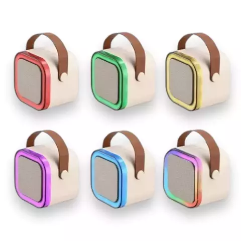 Parlante Mini Inalámbrico Bluetooth Luces Led (S)