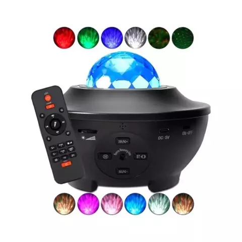 Proyector Star Lámpara Galaxia Rgb Parlante Bluetooth (S)