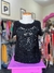 BLUSA PRETA ZARA - Tamanho G na internet