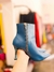 Bota Salto Azul Esmeralda - Tamanho 34
