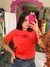 CAMISETA CORAL ZARA Tamanho P - Nosso Brechó Angatuba