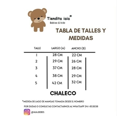Chaleco Mateo - tienda online