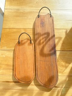 Tabla individual con manija de hierro - comprar online