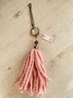 Sujeta cortina/colgante rosa