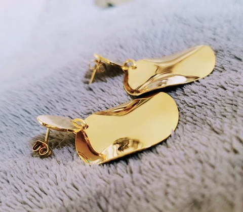 Brinco Aço 316L Ouro