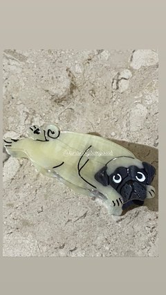 Presilha cachorro resina - Ananogueirasemijoias