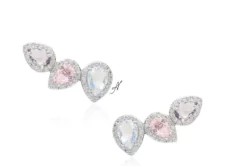 Brinco ear cuff gotas - Ananogueirasemijoias