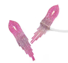 BRINCO PINK DEGRADE STRASS