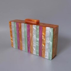 Clutch listras marmorizadas - comprar online