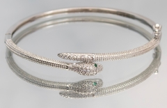 BRACELETE RIGIDO RODIO BRANCO
