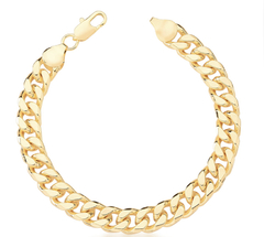 Pulseira elo banho ouro 18k
