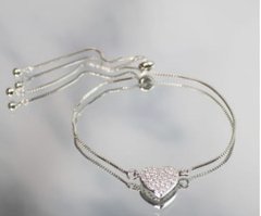 Pulseira ajustável coração