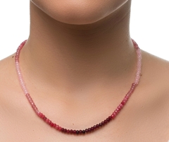 CHOKER CRISTAIS BANHO OURO 18k