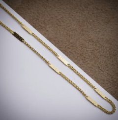 Cole banhado a ouro 18k
