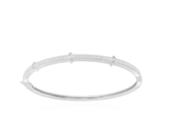 Bracelete banho ródio branco