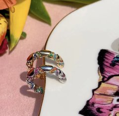 Argola colorida banhada a ouro 18k - comprar online