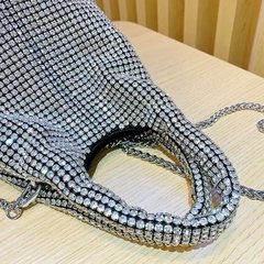 Bolsa strass prata - comprar online