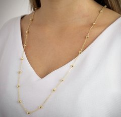 Colar bolinha banhada a ouro 18k - comprar online
