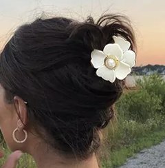 Presilha flor acetato - loja online