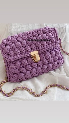 Bolsa croche lilas