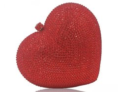 Bolsa Mini coração cristais - comprar online