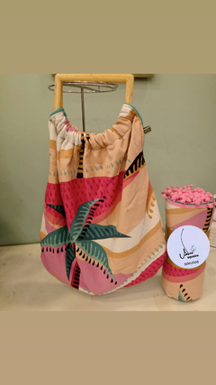 Kit bolsa + toalha canga
