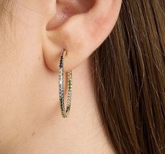 Argola multicolorida - comprar online