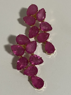 Brinco pink banho ouro 18k - comprar online