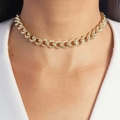 Cordão elo dourado 