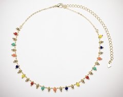 Choker colorida