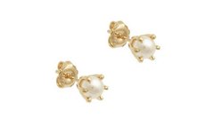 Brinco Perola banhado a ouro 18k