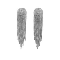 Brinco strass longo - comprar online