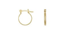 Brinco argolinha banhada a ouro 18k - comprar online