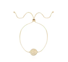 Pulseira São Bento ajustável banhada a ouro 18k