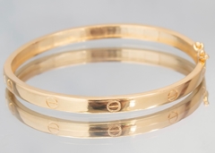 BRACELETE RIGIDO BANHO OURO 18k