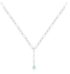 Cordão gota esmeralda colombiana - comprar online