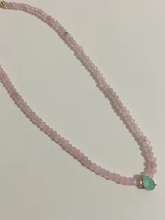 Colar choker cristais banhados a ouro 18k na internet