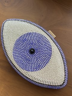 Clutch cristais olho na internet
